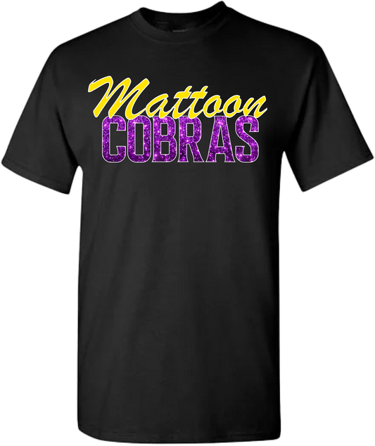 Mattoon Glitter Cobra Tshirt