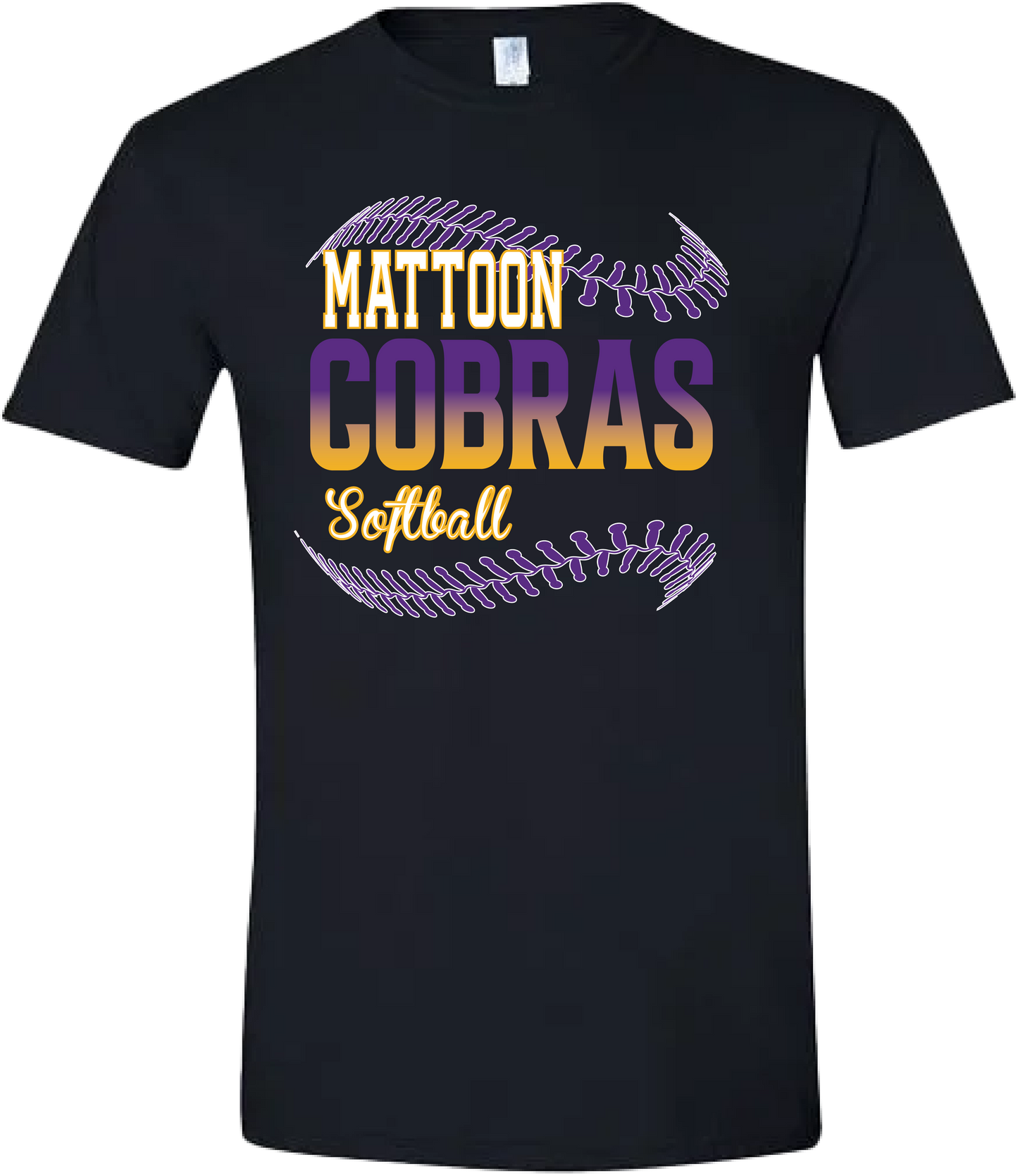 Personalized 2-Tone Black Cobra Tshirt