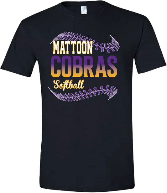 Personalized 2-Tone Black Cobra Tshirt